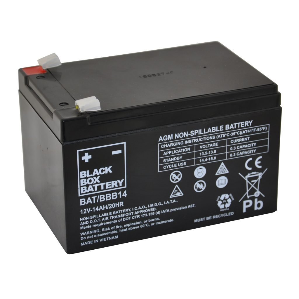 12V 14Ah BBB Sealed Lead Acid (AGM) Mobility Scooter Battery | Lead