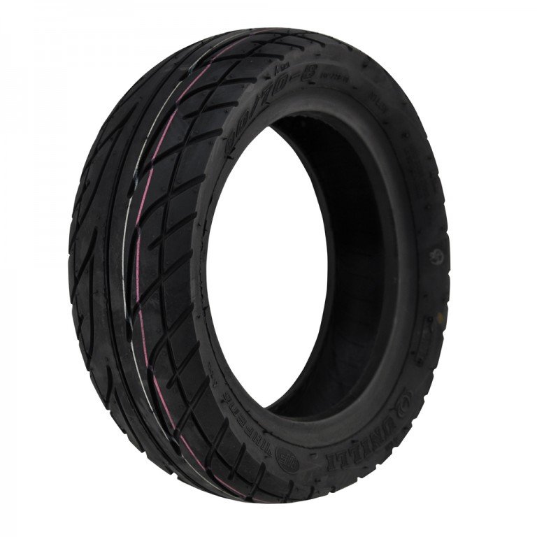 90/70 x 8 Black Puncture Proof Scooter Tyre - FR1, Solid/Puncture Proof ...